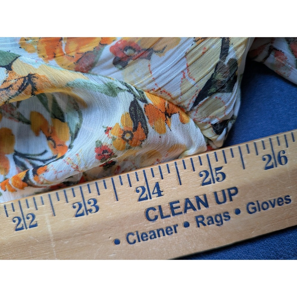 Figueroa & Flower Anthropologie Maxi Dress 2X Sheer Cottage Boho Prairie Whimsy - Picture 8 of 12